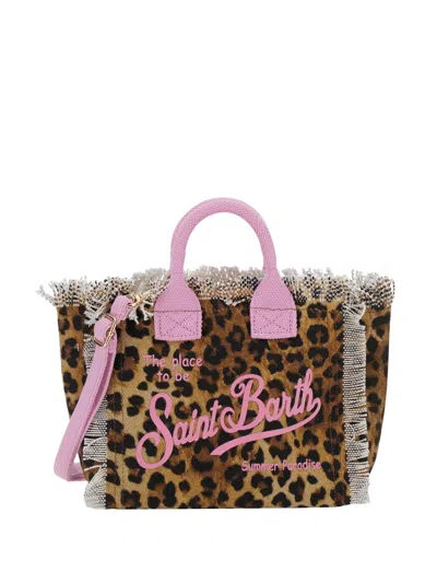 Mc2 Saint Barth Mini Vanity Shoulder Bag In Brown