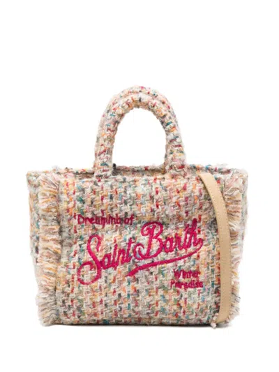 Mc2 Saint Barth Kids' Mini Vanity Shoulder Bag In Neutrals