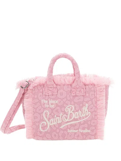 Mc2 Saint Barth Mini Vanity Sponge Tote Bag In Pink