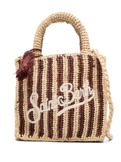 Mc2 Saint Barth Mini Vanity Tote Bag In Neutral