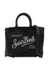 Mc2 Saint Barth Mini Vanity Tote Bag In Black
