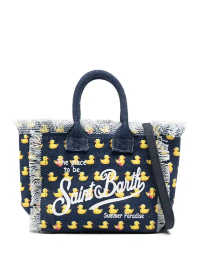 Mc2 Saint Barth Mini Vanity Tote Bag In Blue
