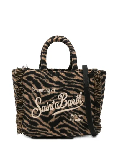 Mc2 Saint Barth Mini Vanity Tote Bag In Brown