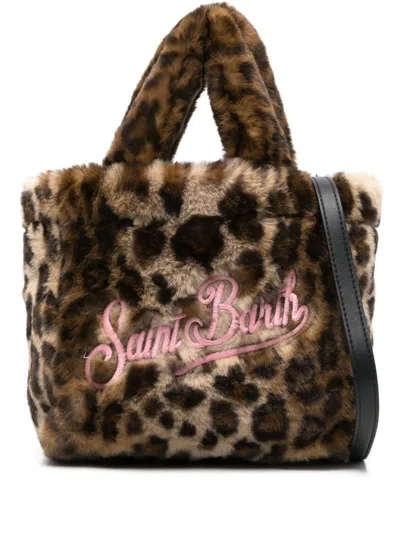 Mc2 Saint Barth Mini Vanity Tote Bag In Brown