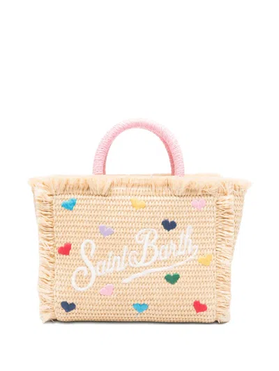 Mc2 Saint Barth Mini Vanity Tote Bag In Neutral