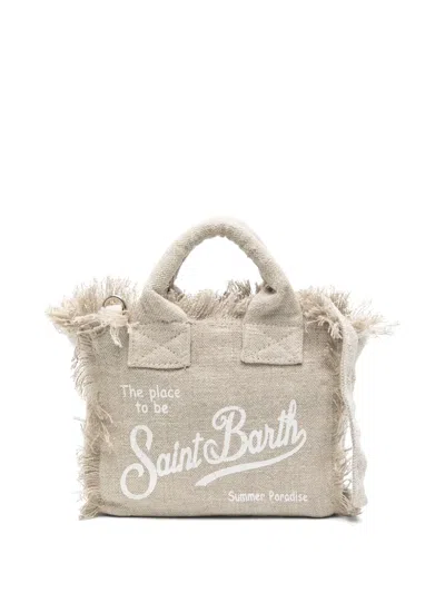 Mc2 Saint Barth Mini Vanity Tote Bag In Neutrals