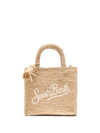 Mc2 Saint Barth Mini Vanity Tote Bag In Nude