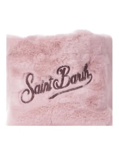 Mc2 Saint Barth "mini Velvet" Bag In Pink