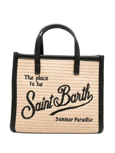 Mc2 Saint Barth Mini Vivian Tote Bag In Neutral
