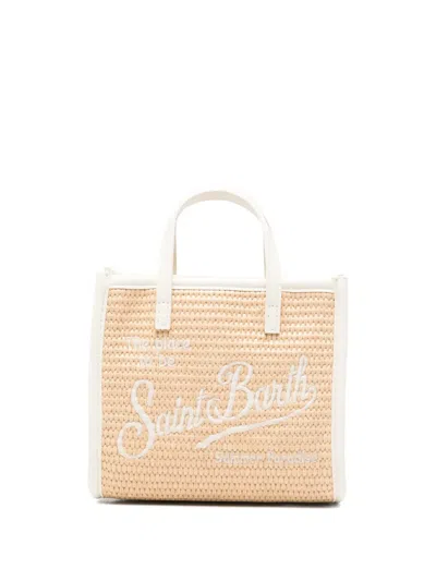 Mc2 Saint Barth Mini Vivian Tote Bag In Neutral