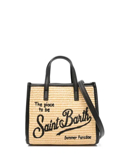 Mc2 Saint Barth Mini Vivian Tote Bag In Neutrals
