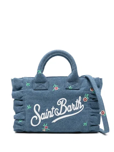 Mc2 Saint Barth Mini Volante Denim Tote Bag