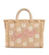 Mc2 Saint Barth Mini Woven Top-handle Bag