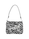 Mc2 Saint Barth Mini Zebra-pattern Top-handle Shoulder Bag In Multi