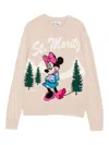 Mc2 Saint Barth Minnie Jacquard Sweater In Pink
