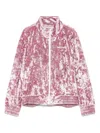 Mc2 Saint Barth Miriam Track Jacket In Pink