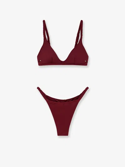 Mc2 Saint Barth Swimsuit Woman Color Burgundy