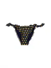 Mc2 Saint Barth Moon Bikini Bottom In Blue