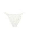 Mc2 Saint Barth Embroidered-eyelet Bikini Bottoms In White