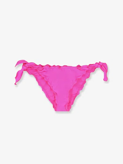 Mc2 Saint Barth Moon Fluo Color Bikini Bottom In Pink