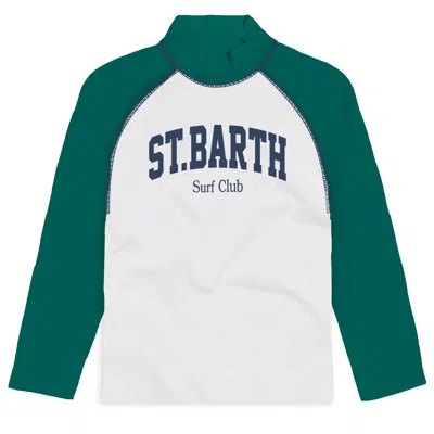Mc2 Saint Barth Moorish Boy Long Sleeve Uv Protection T-shirt Green