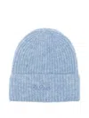Mc2 Saint Barth Moss Beanie Hat In Blue