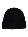 Mc2 Saint Barth Moss Braid Wool-00 Black In Black
