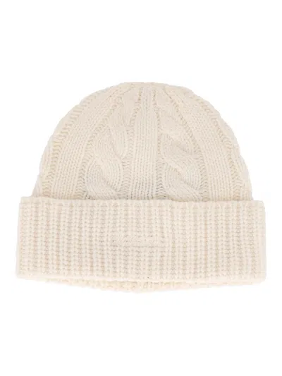Mc2 Saint Barth Moss Braid Wool-10 Off White In Neutral