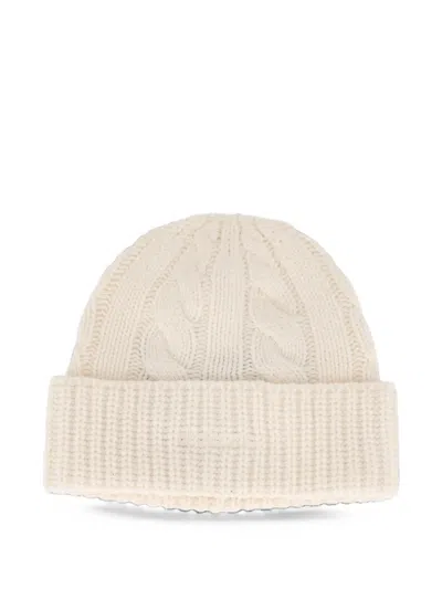 MC2 SAINT BARTH MOSS CABLE-KNIT BEANIE HAT