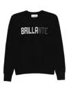 Mc2 Saint Barth Motif-embellished Sweater In Black