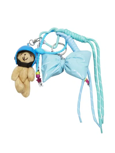 Mc2 Saint Barth Multi-chains Keyring In Blue