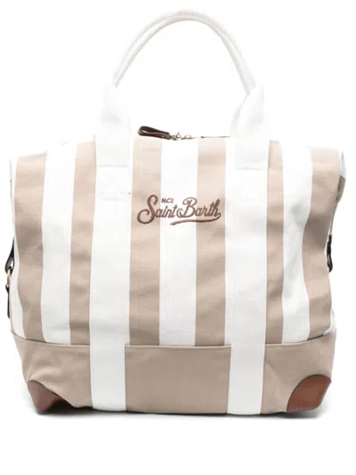 Mc2 Saint Barth Multicolor Logo Duffle Bag