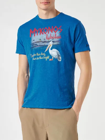 Mc2 Saint Barth Mykonos Print Man T-shirt