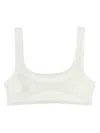 Mc2 Saint Barth Naima Bikini Top In White