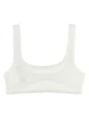 Mc2 Saint Barth Naima Bikini Top In White