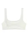Mc2 Saint Barth Naima Bikini Top In White
