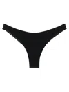 Mc2 Saint Barth Woman Black Crinkle Cheeky Swim Briefs Naomi