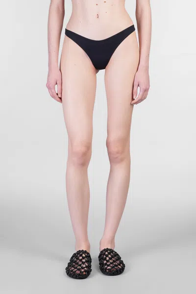 Mc2 Saint Barth Naomi Beachwear In Black Polyamide