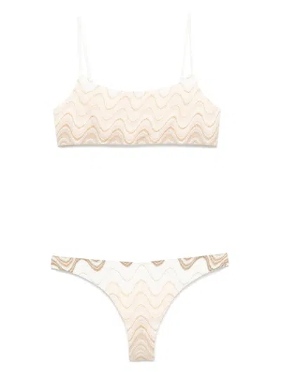 Mc2 Saint Barth Naomi Bikini In Neutral