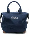 Mc2 Saint Barth Navy Blue Bag With Two-way Zip