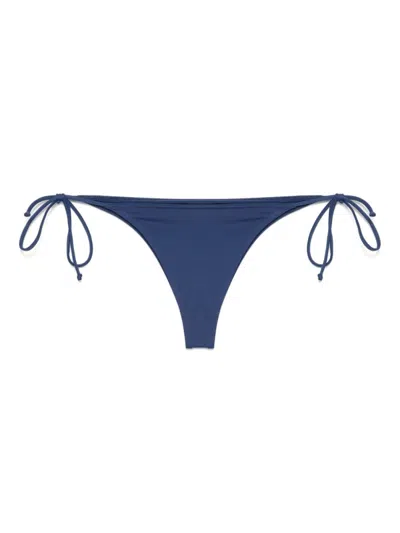 Mc2 Saint Barth Navy Blue Basic Bikini Bottoms