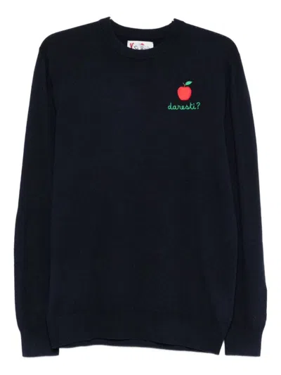 MC2 SAINT BARTH NAVY BLUE WOOL SWEATER