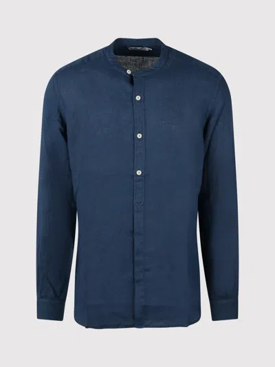 Mc2 Saint Barth Naxos Linen Shirt Shirts Blue