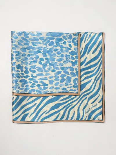 Mc2 Saint Barth Neck Scarf Woman In Blue