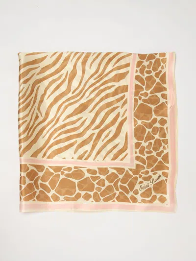 Mc2 Saint Barth Neck Scarf Woman In Brown
