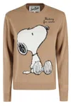 Mc2 Saint Barth New Crewneck Sweater In Brown