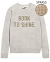 Mc2 Saint Barth Born To Shine Sweater In Gray