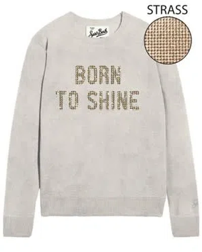 Mc2 Saint Barth Born To Shine Sweater In Gray