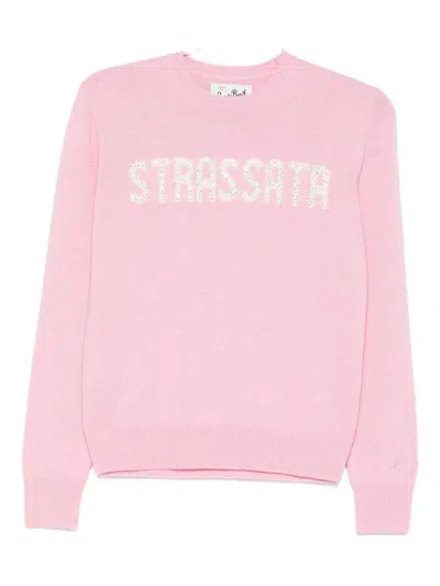 Mc2 Saint Barth 'new Queen' Crew Neck Sweater In Pink