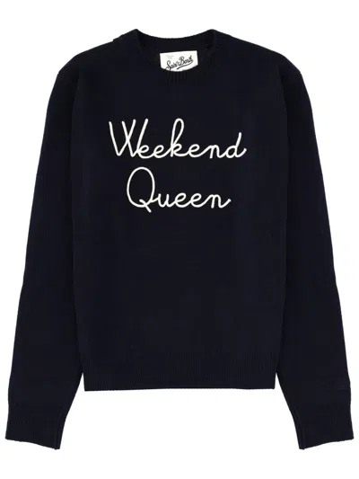 Mc2 Saint Barth New Queen Jersey In Blue